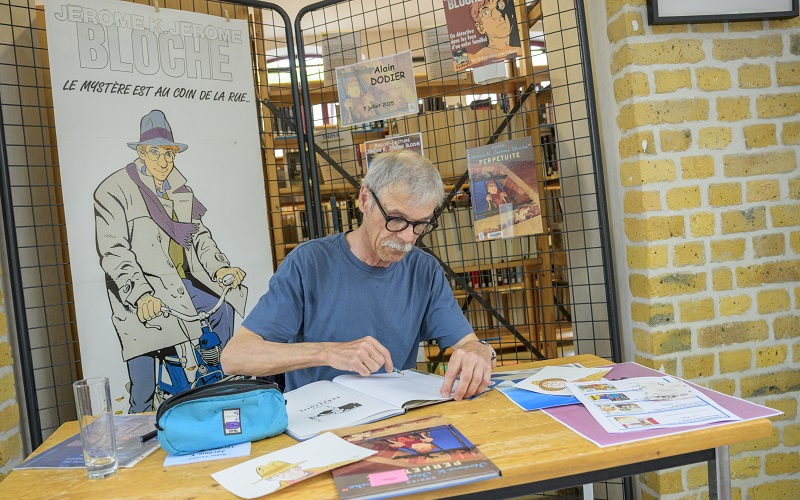 Alain Dodier créateur de la célèbre série Jérôme K Jérôme Bloche
