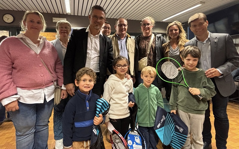 Des raquettes offertes pour les nouveaux inscrits au tennis