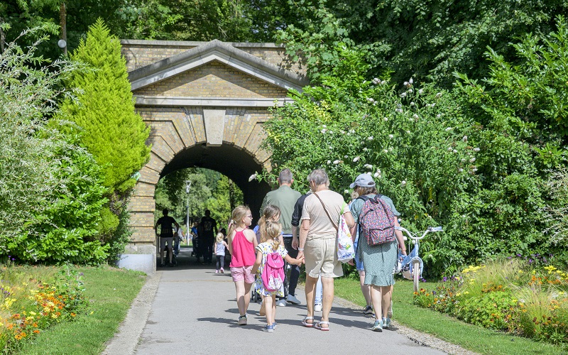 Entrée du parc du fort Louis