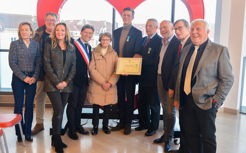 Michel Everaert, récompensé pour son engagement