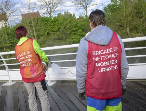 Une nouvelle brigade de nettoyage du mobilier urbain