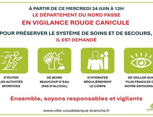 Vigilance rouge à partir de ce mercredi 24 juin 2026